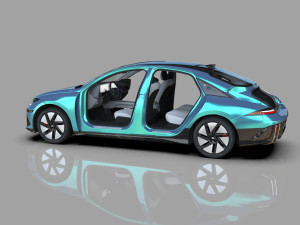 Hyundai Ioniq 6 2022 HQ interior Modello 3D