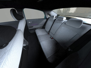 Hyundai Ioniq 6 2022 HQ interior Modello 3D