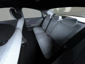 Hyundai Ioniq 6 2022 HQ interior 3D Model