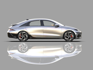 Hyundai Ioniq 6 2022 HQ interior Modello 3D