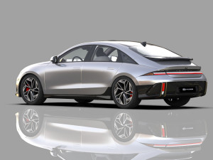 Hyundai Ioniq 6 2022 HQ interior Modello 3D