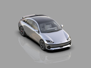 Hyundai Ioniq 6 2022 HQ interior Modello 3D