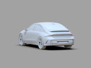 Hyundai Ioniq 6 2022 HQ interior Modello 3D