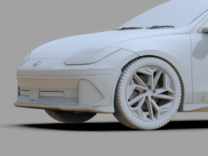 Hyundai Ioniq 6 2022 HQ interior Modello 3D