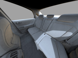 Hyundai Ioniq 6 2022 HQ interior Modello 3D