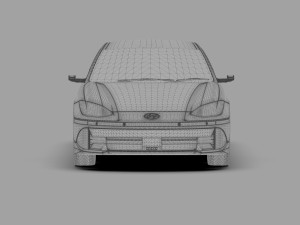 Hyundai Ioniq 6 2022 HQ interior Modello 3D