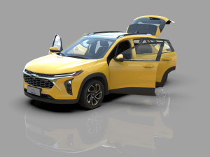 Chevrolet Trax RS 2023 HQ interior Modelo 3D