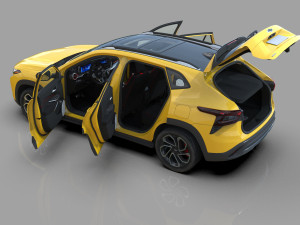 Chevrolet Trax RS 2023 HQ interior Modelo 3D
