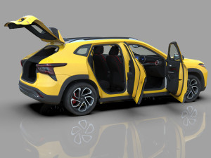 Chevrolet Trax RS 2023 HQ interior Modelo 3D