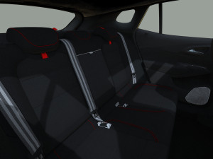 Chevrolet Trax RS 2023 HQ interior Modelo 3D