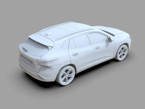 Chevrolet Trax RS 2023 HQ interior Modelo 3D