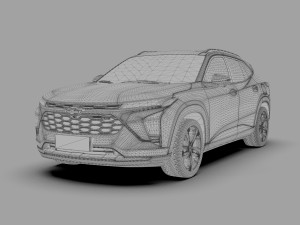 Chevrolet Trax RS 2023 HQ interior Modelo 3D