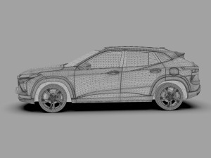 Chevrolet Trax RS 2023 HQ interior Modelo 3D