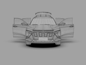 Chevrolet Trax RS 2023 HQ interior Modelo 3D