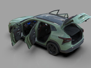Chevrolet Trax Activ 2023 HQ interior 3D मॉडल