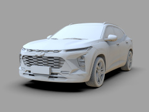 Chevrolet Trax Activ 2023 HQ interior 3D मॉडल