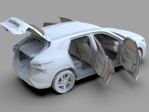 Chevrolet Trax Activ 2023 HQ interior 3D मॉडल