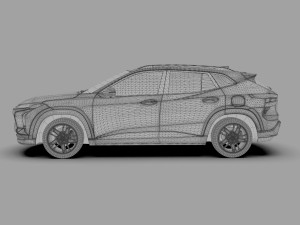 Chevrolet Trax Activ 2023 HQ interior 3D मॉडल