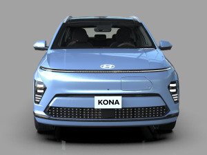 Hyundai Kona EV 2024 HQ interior Model 3D
