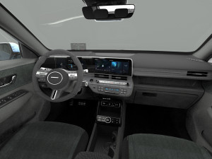 Hyundai Kona EV 2024 HQ interior Model 3D