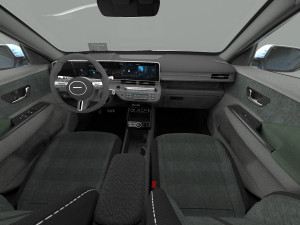 Hyundai Kona EV 2024 HQ interior Model 3D