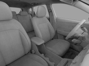 Hyundai Kona EV 2024 HQ interior Model 3D