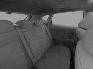 Hyundai Kona EV 2024 HQ interior Model 3D