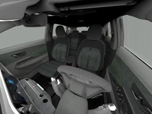 Hyundai Kona N-Line 2024 HQ interior 3D 模型
