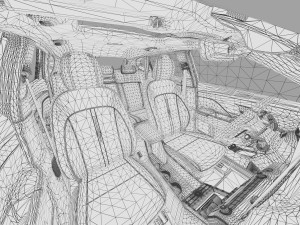 Hyundai Kona N-Line 2024 HQ interior 3D 模型