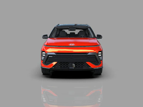 Hyundai Kona N-Line 2024 HQ interior 3D Model