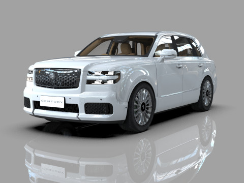 Toyota Century SUV 2024 HQ interior 3D 模型