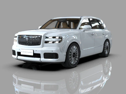 Toyota Century SUV 2024 HQ interior 3D Model