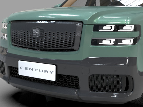 Toyota Century SUV 2024 HQ interior 3D 模型