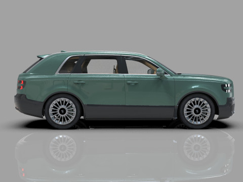 Toyota Century SUV 2024 HQ interior 3Dモデル in ロイヤルカー
