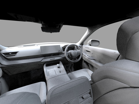 Toyota Century SUV 2024 HQ interior 3D 模型