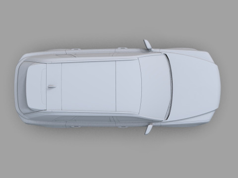 Toyota Century SUV 2024 HQ interior 3D 模型
