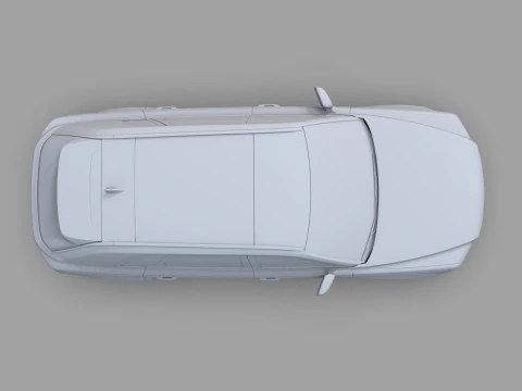 Toyota Century SUV 2024 HQ interior 3D Model