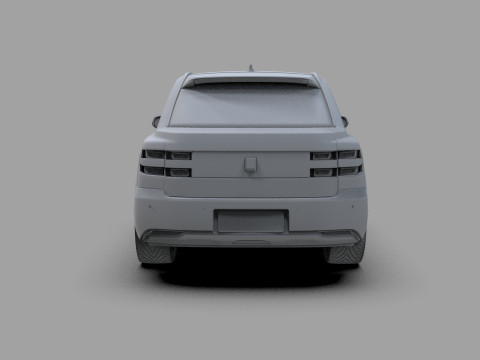 Toyota Century SUV 2024 HQ interior 3D 模型