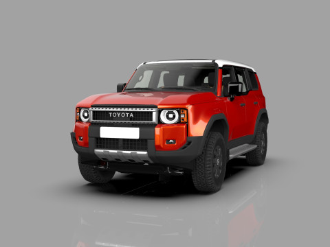 Toyota Land Cruiser LC250 2024 HQ interior 3Dモデル