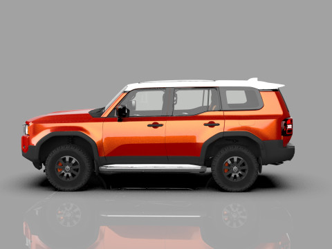Toyota Land Cruiser LC250 2024 HQ interior 3D 모델