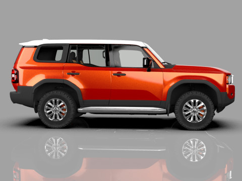 Toyota Land Cruiser LC250 2024 HQ interior 3D 모델