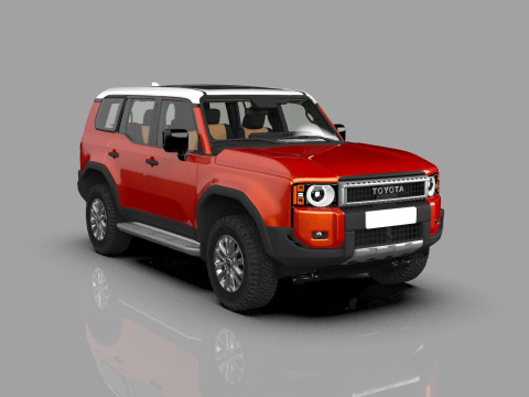Toyota Land Cruiser LC250 2024 HQ interior 3D 모델