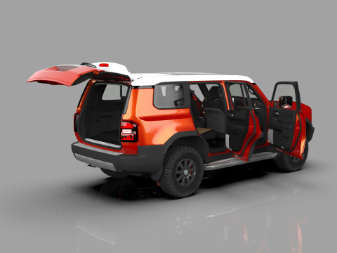 Toyota Land Cruiser LC250 2024 HQ interior 3D 모델