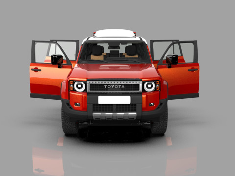 Toyota Land Cruiser LC250 2024 HQ interior 3D 모델