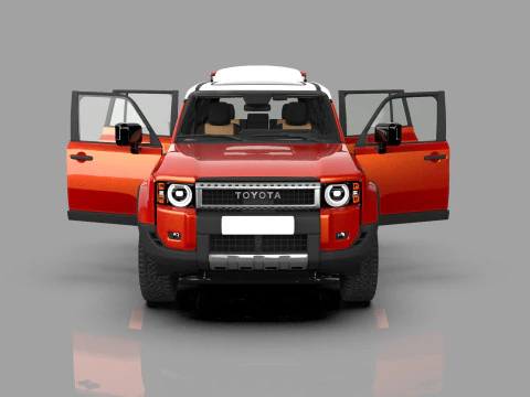 Toyota Land Cruiser LC250 2024 HQ interior 3D Model