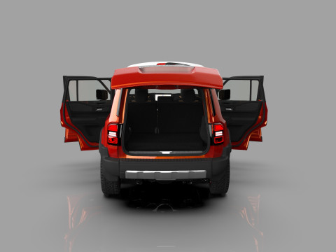 Toyota Land Cruiser LC250 2024 HQ interior 3D 모델