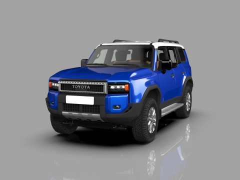 Toyota Land Cruiser LC250 2024 HQ interior 3D 모델