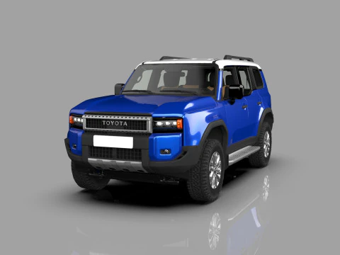 Toyota Land Cruiser LC250 2024 HQ interior 3D Model