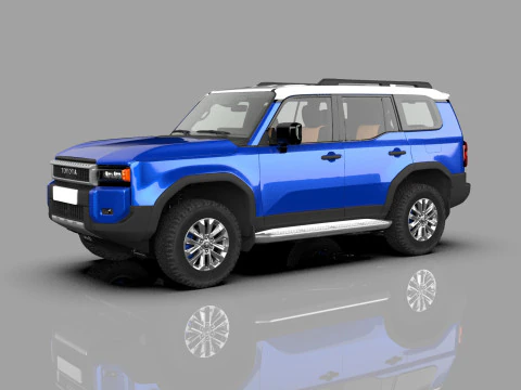 Toyota Land Cruiser LC250 2024 HQ interior 3D Model