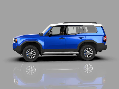Toyota Land Cruiser LC250 2024 HQ interior 3D Model